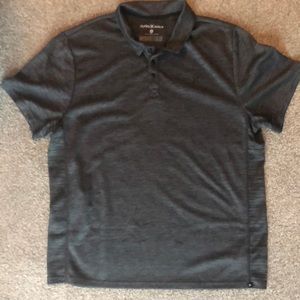 Men’s dark grey & black Hurley brand polo shirt from Buckle.  Size XL.